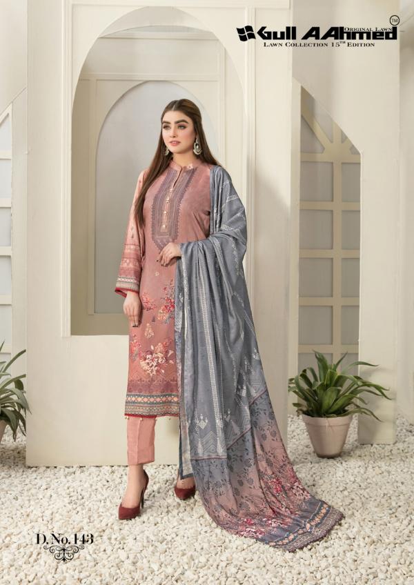 Gull A Ahmed Vol 15 Karachi Cotton Dress Material Collection